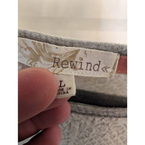 Rewind Lace Top with Pocket and Side Panels Women's Size Large - Picture 3 of 4